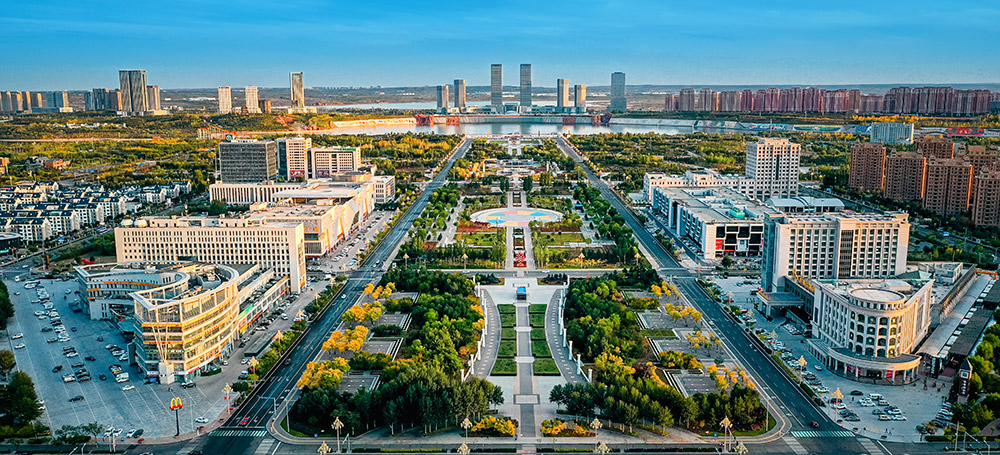 鄂爾多斯康巴什區(qū)街景